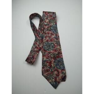 ZYLOS George Machado 100 Silk Tie Multicolor Classic OS Art To Wear